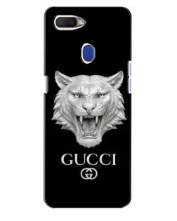 Чохол для OPPO A5s з картинкою «Gucci — срібний лев» Чохол для OPPO A5s з картинкою «Gucci — срібний лев»
