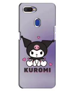 Чохол для OPPO A5s з картинкою «Kuromi — фіолетовий арт»