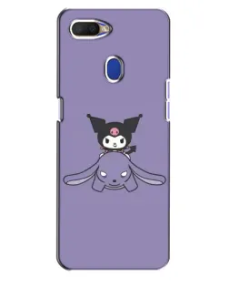 Чохол для OPPO A5s з картинкою «Kuromi на ліловому фоні»