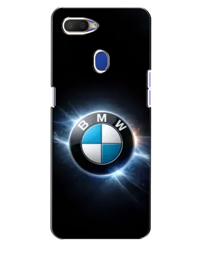 Чехол для OPPO A5s с картинкой «BMW — неоновое сияние»
