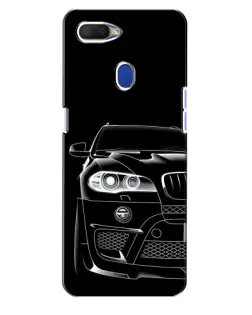 Чехол для OPPO A5s с картинкой «Темный силуэт BMW»