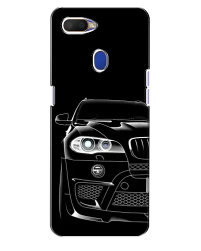 Чехол для OPPO A5s с картинкой «Темный силуэт BMW»