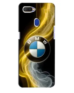 Чехол для OPPO A5s с картинкой «Золотистый дым BMW»