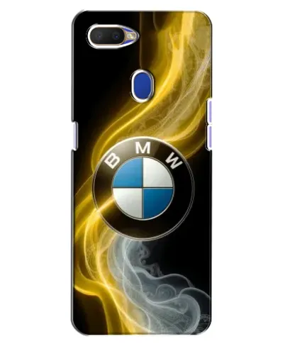 Чехол для OPPO A5s с картинкой «Золотистый дым BMW»