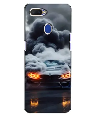 Чехол для OPPO A5s с картинкой «BMW в дыму»