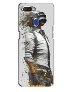 Чехол для OPPO A5s с картинкой «PUBG — боец в пыли»