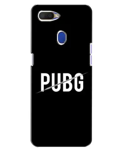 Чехол для OPPO A5s с картинкой «PUBG — белый логотип»