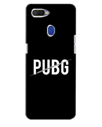 Чехол для OPPO A5s с картинкой «PUBG — белый логотип»