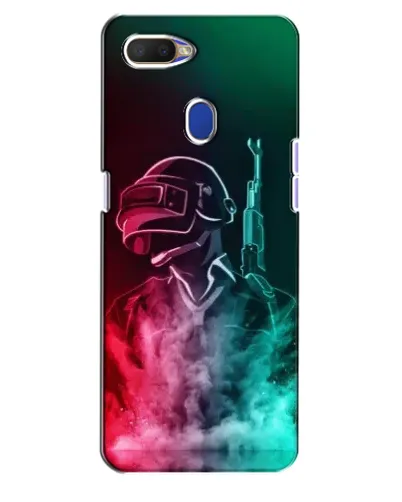 Чехол для OPPO A5s с картинкой «PUBG — огненный воин»