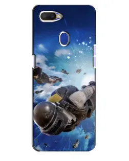 Чехол для OPPO A5s с картинкой «Десант PUBG — прыжок»