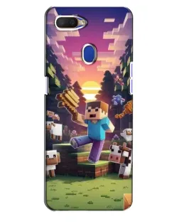 Чехол для OPPO A5s с картинкой «Стив на ферме» Чехол для OPPO A5s с картинкой «Стив на ферме»