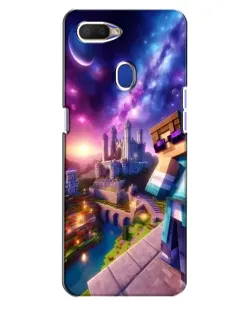 Чехол для OPPO A5s с картинкой «Стив и космос»