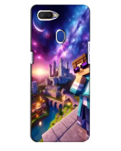Чехол для OPPO A5s с картинкой «Стив и космос»