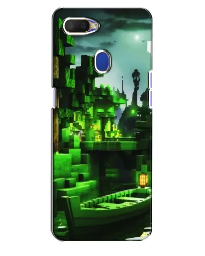 Чехол для OPPO A5s с картинкой «Minecraft лесной пейзаж»