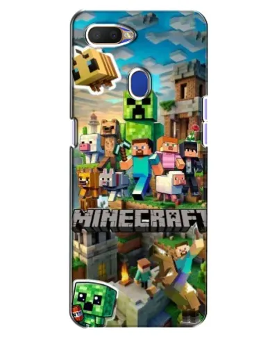Чехол для OPPO A5s с картинкой «Замок Minecraft»