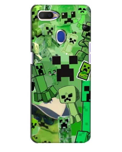 Чехол для OPPO A5s с картинкой «Криперы Minecraft»