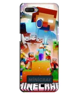 Чехол для OPPO A5s с картинкой «Minecraft герои игры»