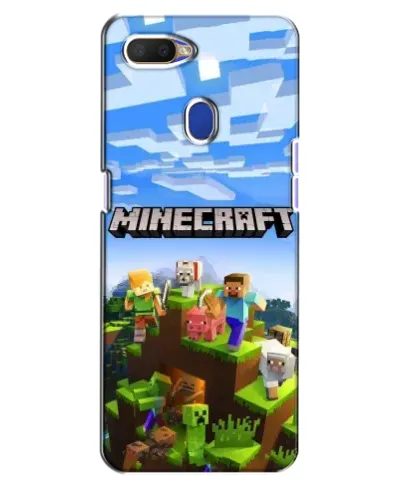 Чехол для OPPO A5s с картинкой «Minecraft классический мир»