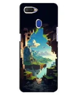 Чехол для OPPO A5s с картинкой «Вид из пещеры»