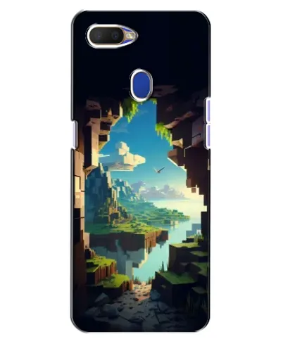 Чехол для OPPO A5s с картинкой «Вид из пещеры»