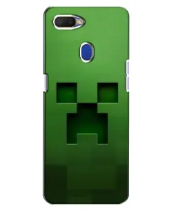 Чехол для OPPO A5s с картинкой «Крипер микро-дизайн»