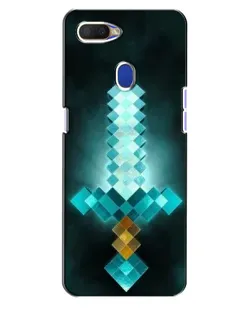 Чехол для OPPO A5s с картинкой «Алмазный меч неон»