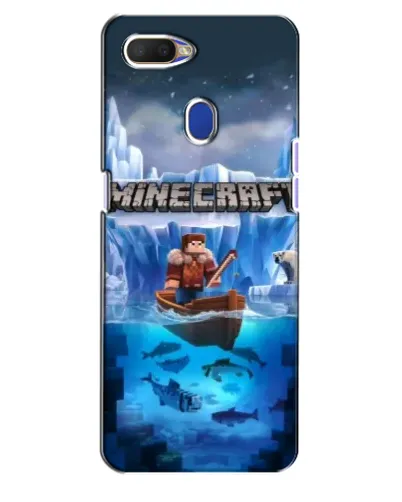 Чехол для OPPO A5s с картинкой «Minecraft ледяной мир»