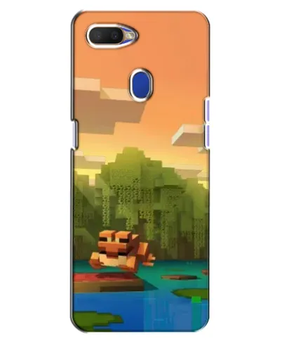 Чехол для OPPO A5s с картинкой «Майнкрафт закат солнца»