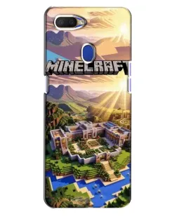 Чехол для OPPO A5s с картинкой «Minecraft панорама»