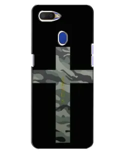 Чехол для OPPO A5s с картинкой «Милитари Крест»