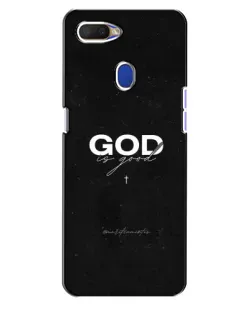 Чехол для OPPO A5s с картинкой «GOD — Бог над всем»