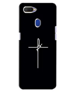 Чехол для OPPO A5s с картинкой «Тонкий крест»