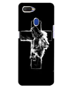 Чехол для OPPO A5s с картинкой «Сияющий крест Jesus»
