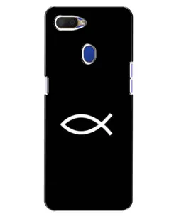 Чехол для OPPO A5s с картинкой «Символ рыбы Jesus»
