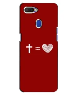 Чехол для OPPO A5s с картинкой «Уравнение любви»
