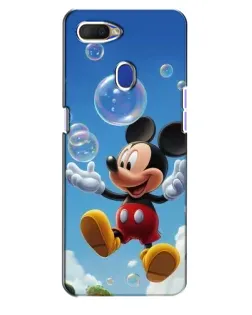 Чехол для OPPO A5s с картинкой «Mickey и мыльные пузыри»