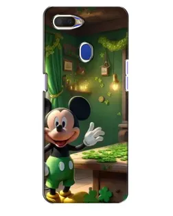 Чехол для OPPO A5s с картинкой «Микки в мастерской»