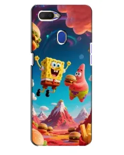 Чехол для OPPO A5s с картинкой «Космический фастфуд»