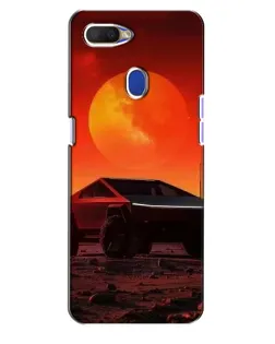 Чехол для OPPO A5s с картинкой «Cybertruck на Марсе»