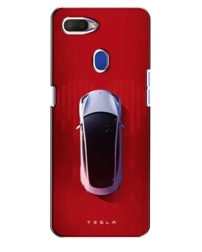 Чехол для OPPO A5s с картинкой «Tesla Top View»