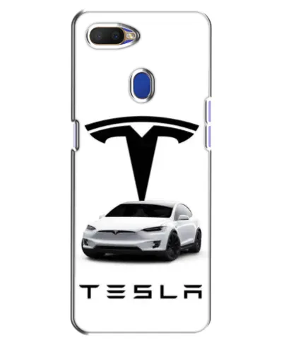 Чехол для OPPO A5s с картинкой «Tesla White Style»