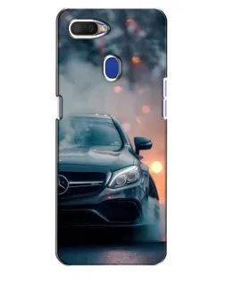 Чехол для OPPO A5s с картинкой «Mercedes — ночной город»