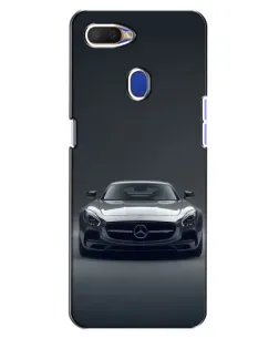 Чехол для OPPO A5s с картинкой «Mercedes на черном»