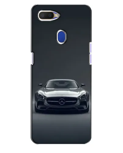 Чехол для OPPO A5s с картинкой «Mercedes на черном»