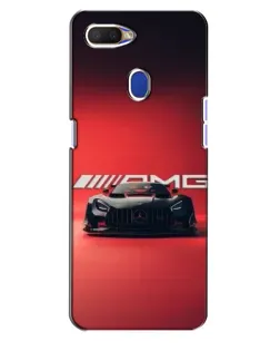 Чехол для OPPO A5s с картинкой «Mercedes AMG — красная линия»