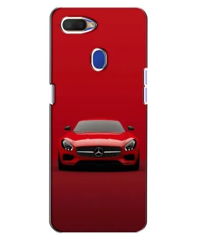 Чехол для OPPO A5s с картинкой «Красный Mercedes AMG»
