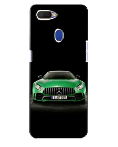 Чехол для OPPO A5s с картинкой «Mercedes — неоновый лого»