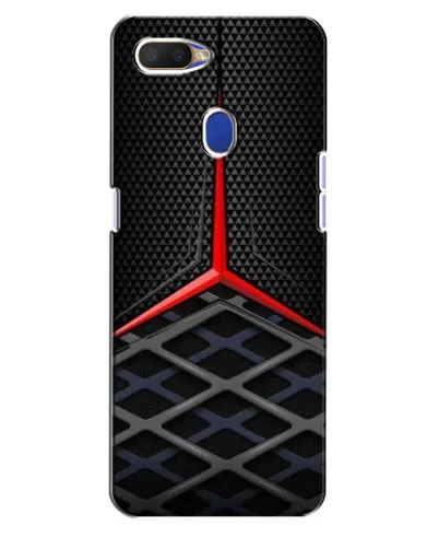 Чехол для OPPO A5s с картинкой «Mercedes Carbon Grid»
