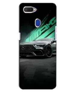Чехол для OPPO A5s с картинкой «Темный Mercedes AMG»