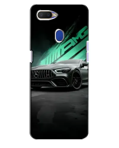 Чехол для OPPO A5s с картинкой «Темный Mercedes AMG»